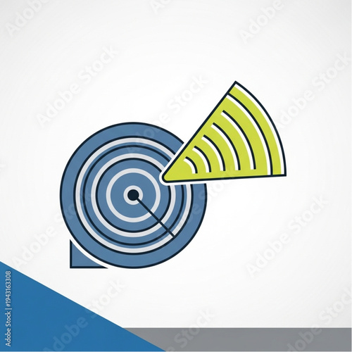 Dart hitting the center of target.