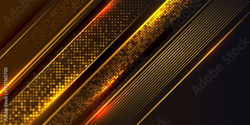 LLuxury geometric abstract background with light golden lines. Elegant golden Abstract Background Vector Illustration.