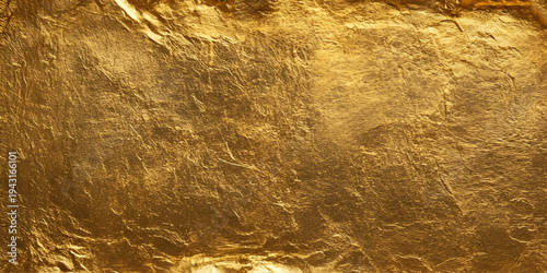 Artistic Golden Plaster Wall Surface. Abstract Gold Concrete Wall Surface. 