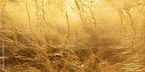 Luxury Golden Wall Texture Background. Shiny Gold Wall Texture with Rough Surface. Distressed Gold Wall Texture Background