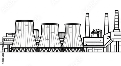 Nuclear Power Plant Cooling Towers.