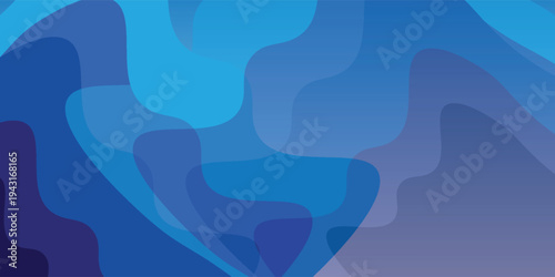 Blue  gradient background. Organic shape. Abstract background, blue wave background. Colorful wallpaper. Abstract shapes of blue background waves. Eps 10