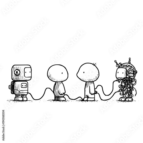 Robot Controlling People with Cables