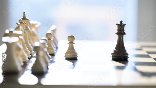 Chess Strategy Concept for Market Pressure and Rivalry