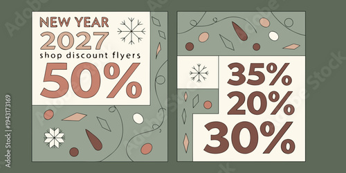 New Year 2027 Shop Discounts – Save 20% to 50% on Seasonal Deals, Fashion, Essentials & More | Festive Flyers for Big Savings