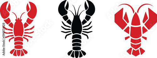 Minimalist Lobster Art Concepts