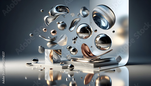 abstract 3d rendered illustration