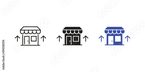 Line icons illustrating gear and globe, connected by digital lines, global networking, internet technology, digital infrastructure, workflow and systems management.