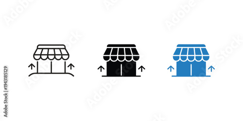 Line icons illustrating gear and globe, connected by digital lines, global networking, internet technology, digital infrastructure, workflow and systems management.