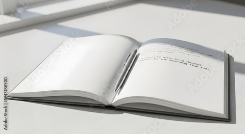 close up of open book