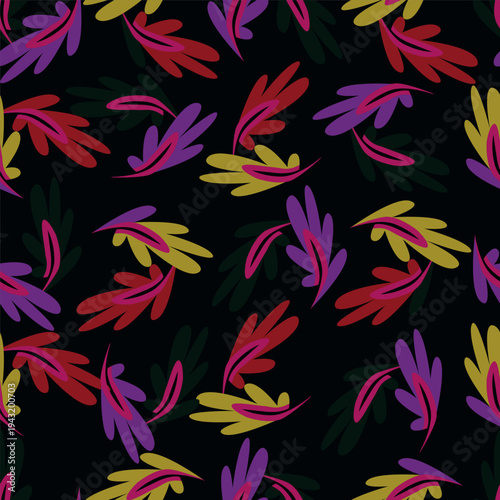 Vintage seamless floral pattern. Liberty style background of small pastel colorful flowers. Small flowers scattered over a white background. Stock vector for printing on surfaces