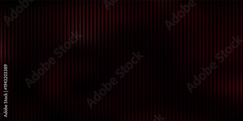 Abstract digital art featuring dynamic red wave patterns against black background. Rhythmic vertical lines create flowing movement with deep crimson gradients.
