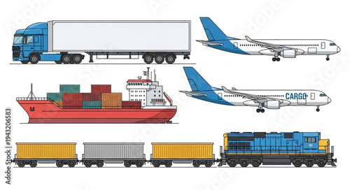 Freight Transportation Mixed Mode Cargo Vehicles.
