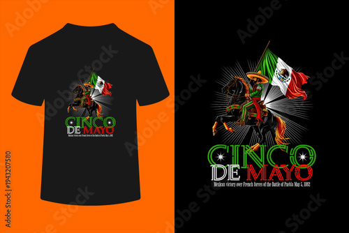 Cinco De Mayo Battle of Puebla May 5, 1862 Mexican T-Shirt
