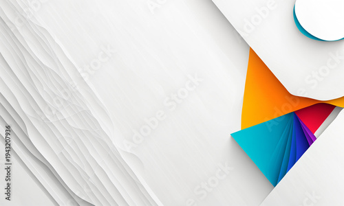 geometric abstract design w...