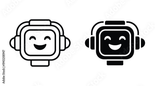 Vector graphic illustration of black lock and unlock icons with keyhole