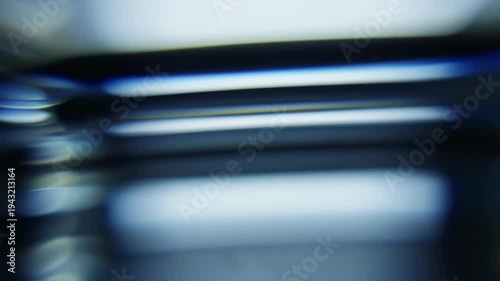 Abstract Metal Reflections - A Study in Light and Form.