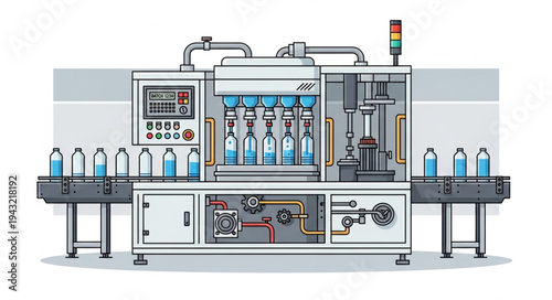 Industrial Bottling Machine Equipment Factory.