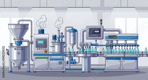 Industrial Manufacturing Equipment Factory Machine.
