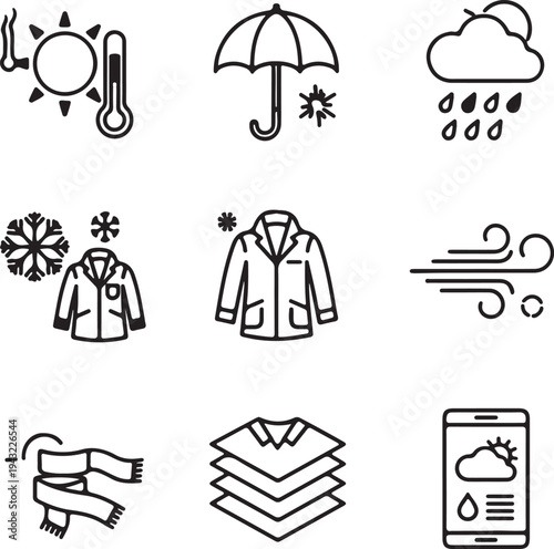 E commerce and shopping icons in silhouette style