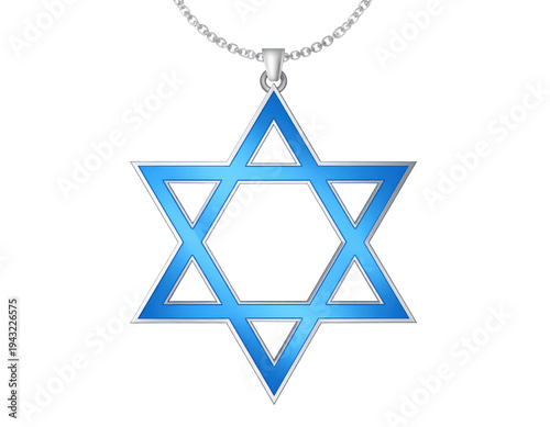 Star of David pendant necklace symbol