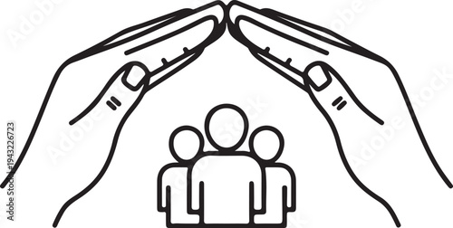 Survival tools and equipment silhouette illustration