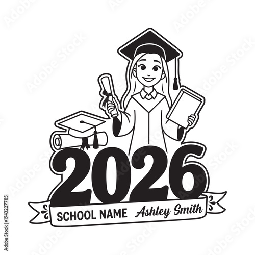 Graduation Student Graphic – Ashley Smith 2026