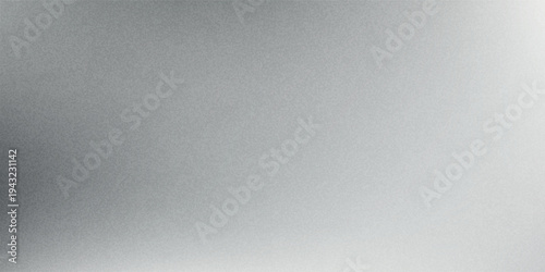 Grey gradient grain texture background gray black white monochrome smooth grainy backdrop design copy space