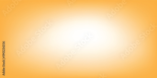 Peach gradient background pastel color. Yellow soft gradation summer texture vector.