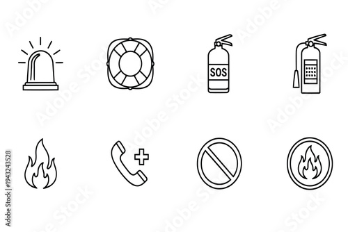 Safety symbols and icons