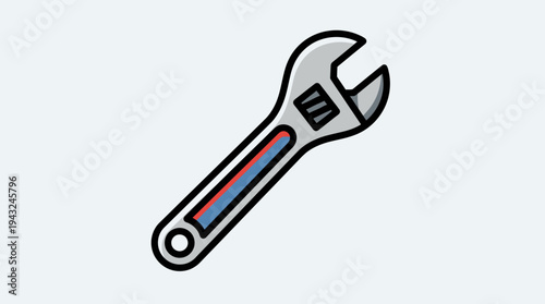 Adjustable Wrench Tool Equipment Hardware.