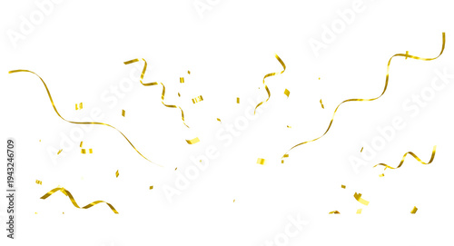 Fotografía Gold confetti burst