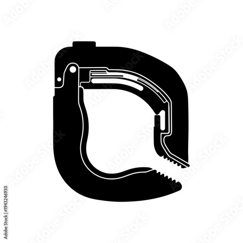 A vector metal font letter A gold 3d symbol represents a steel water pipe valve tool or faucet equipment icon illustration for a business sign object
