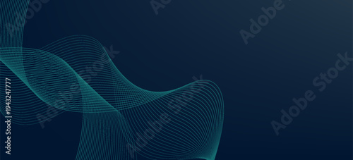 Digital technology speed connect blue green background, abstract communication, cyber nano information. eps10