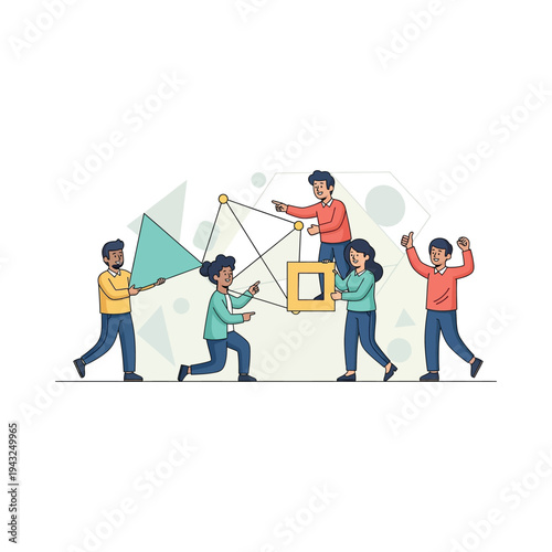 Teamwork and Collaboration Among Colleagues.