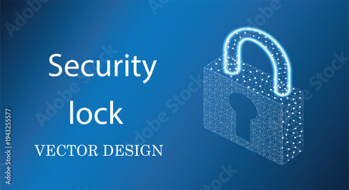 Cybersecurity and the protection of private information and data illustrated by locks placed, symbolizing digital security and a firewall defending against hacker attacks.