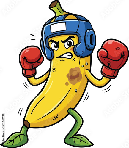 The Toughest Boxer Banana in the Fruit League Ring