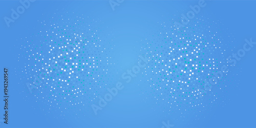 Abstract Light Blue Medical Background with Math Grid and Cross Pattern. Clean, sterile template for pharma UI, presentations, or healthcare interfaces.