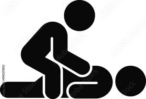 Person performing cpr on another person