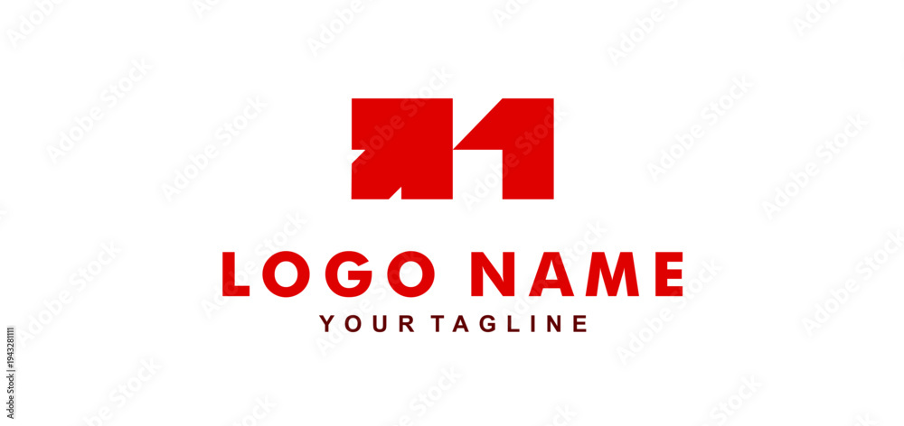 Obraz premium letter m with arrow logo icon design vector design template inspiration. editable color and vector. 