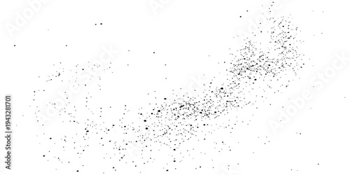 Transparent water droplets create a clean liquid texture and rain pattern on a dark glass window, featuring a wet splash design against a black and white background