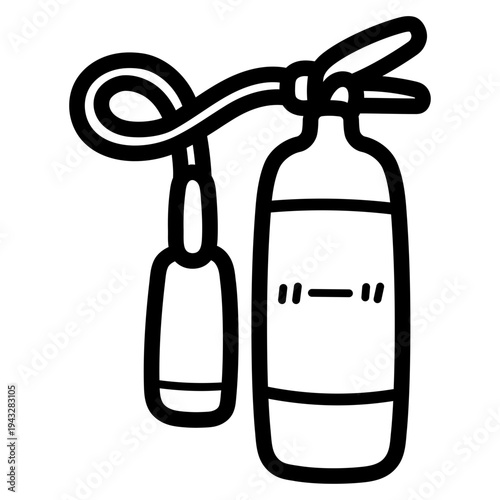 fire extinguisher illustration