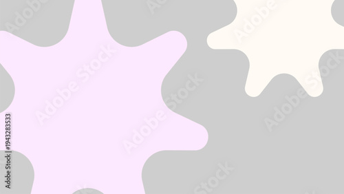 Abstract pastel star shapes vector, desktop wallpaper