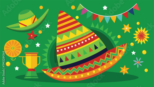 A vibrant pixel art scene featuring a festive cake and holiday decorations Vector