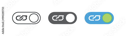 Seamless control outcome represented by a smartphone device displaying a single connected toggle switch on its screen, its shape