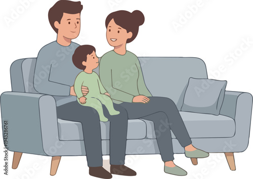 home 6.eps	Father and son repairing a bicycle together at home