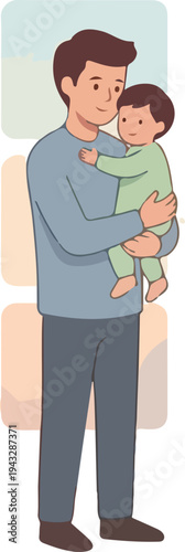 Father and daughter doing school homework together