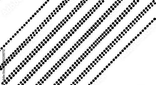 Dense Diagonal Halftone Dot Pattern Illustration