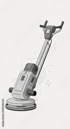 Modern Floor Polisher Machine For Professional Cleaning Services