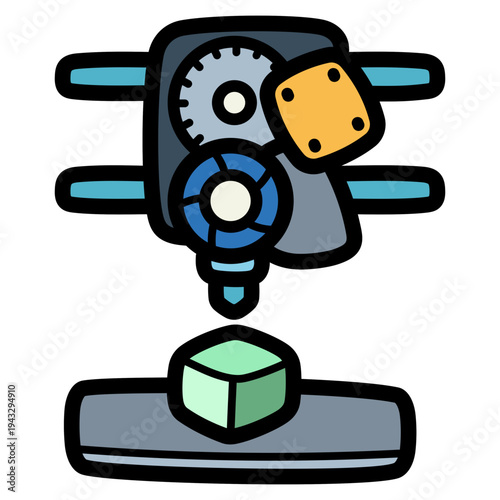 3d printing illustration